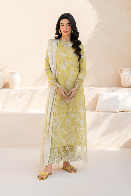 Iznik EFL-08 Embroidered Lawn Unstitched Suit- SBC