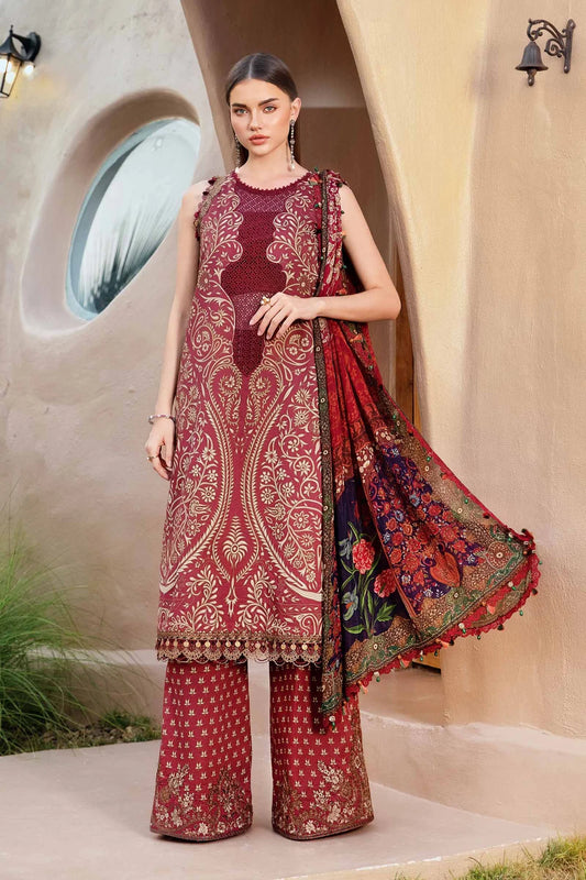 3 Piece Unstitched Lawn Suit | MPT-2512-A