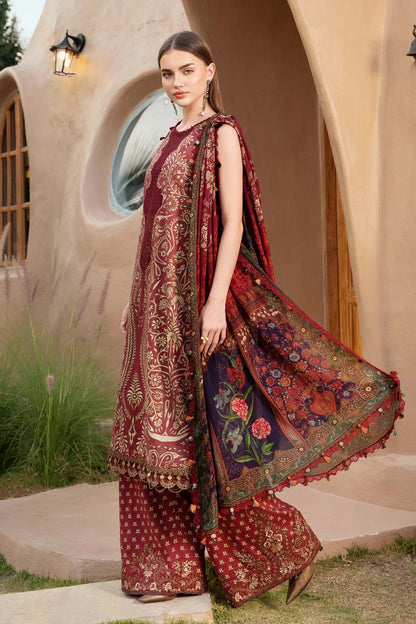 3 Piece Unstitched Lawn Suit | MPT-2512-A