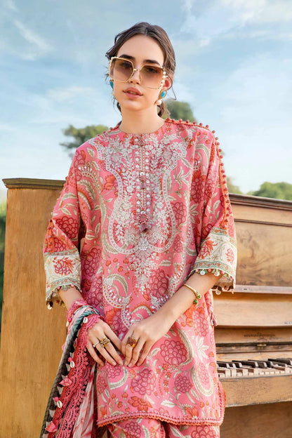 3 Piece Unstitched Lawn Suit | MPT-2513-A