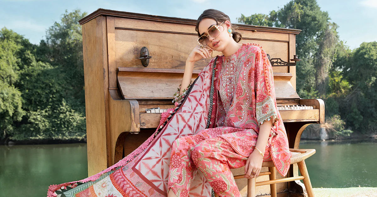 3 Piece Unstitched Lawn Suit | MPT-2513-A