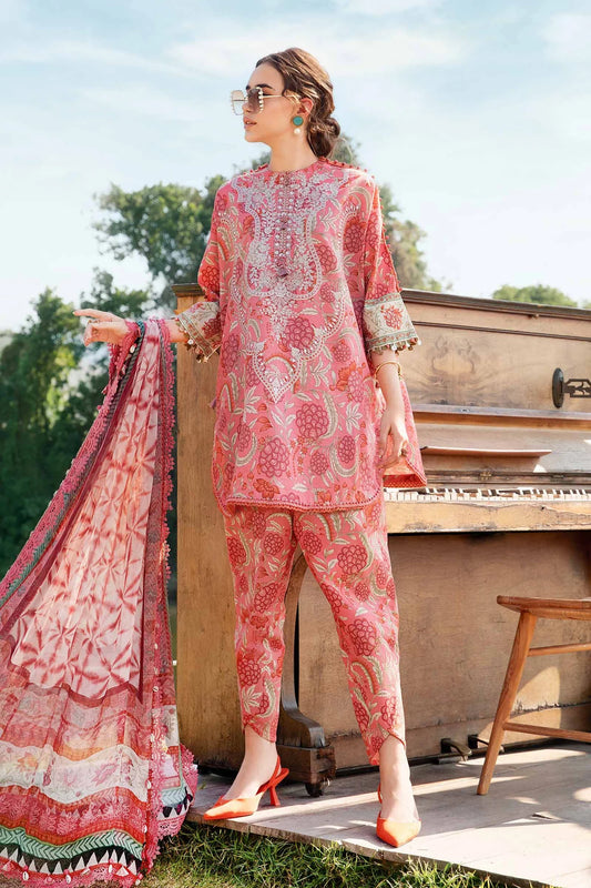 3 Piece Unstitched Lawn Suit | MPT-2513-A