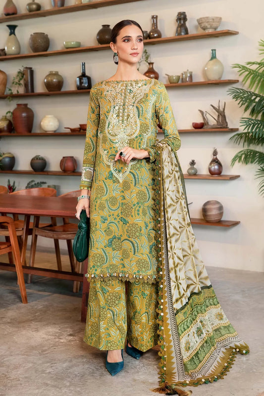 3 Piece Unstitched Lawn Suit | MPT-2513-B