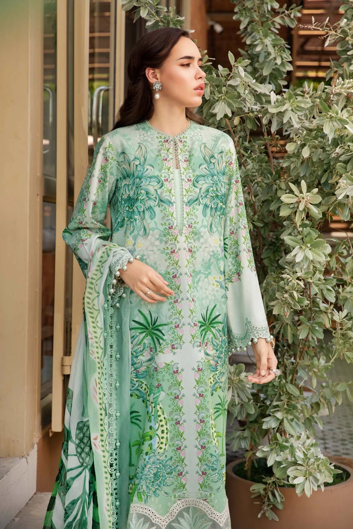 3 Piece Unstitched Lawn Suit | MPT-2514-A