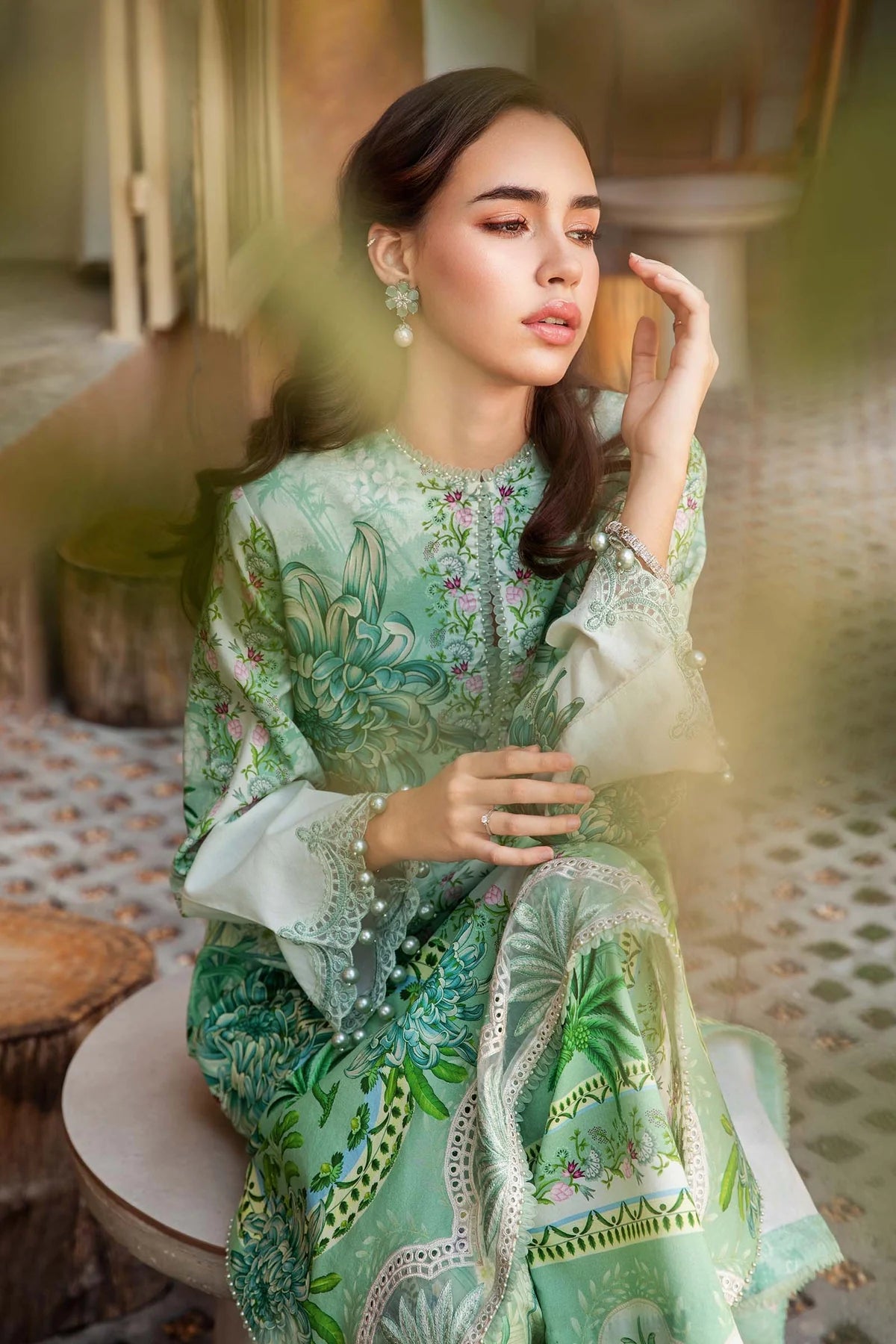 3 Piece Unstitched Lawn Suit | MPT-2514-A