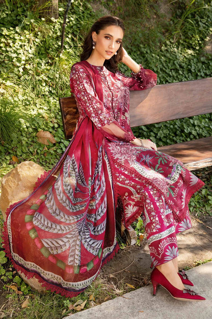 3 Piece Unstitched Lawn Suit | MPT-2514-B