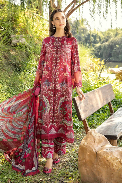 3 Piece Unstitched Lawn Suit | MPT-2514-B