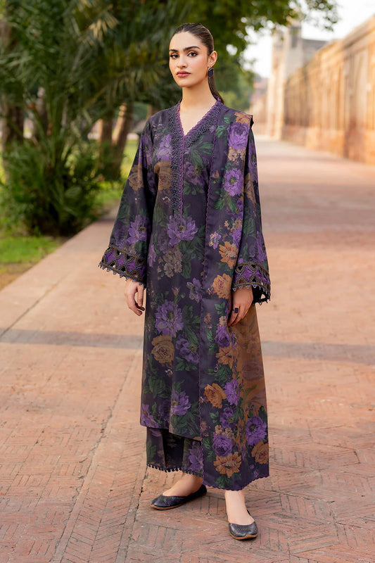 Baroque Embroidered Lawn Unstitched Suit SF-723 - SBC