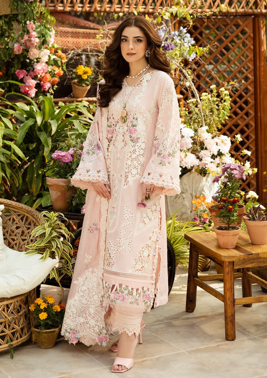 Elaf Luxury Lawn Unstitched Suit ELM#2A - Mahgul - SBC