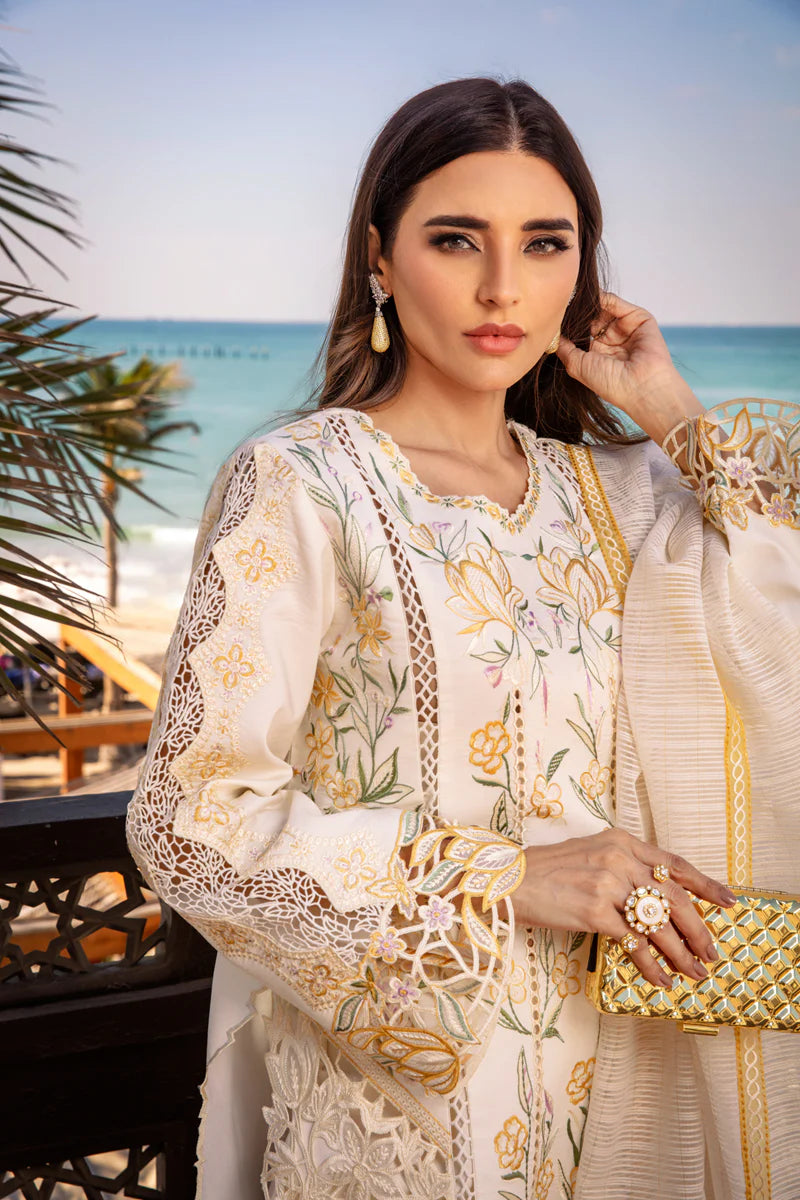 Rang Rasiya 3 Piece Unstitched Embroidered Lawn Suit Norah | SML