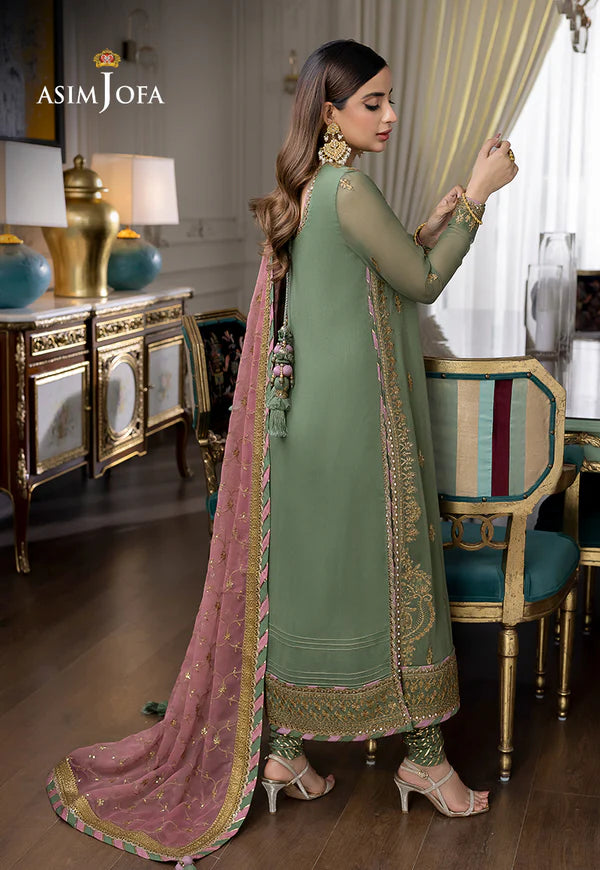 ASIM JOFA AJJM-19 EMBROIDERED CHIFFON - SFC