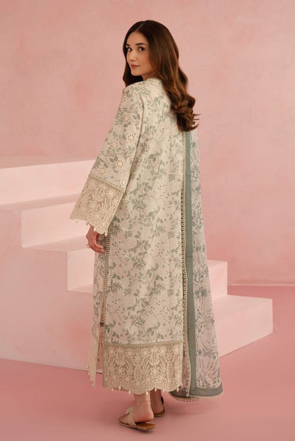 Iznik Embroidered Lawn Unstitched Suit Kylon AL-25 - SBC