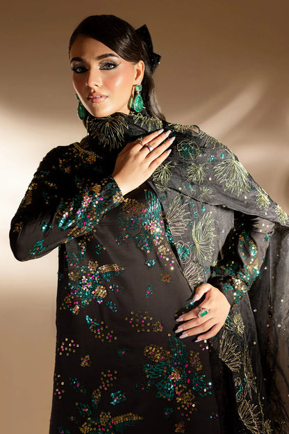 Nureh Unstitched Embellished Suit | TW-02 Golden Stardust | SLC