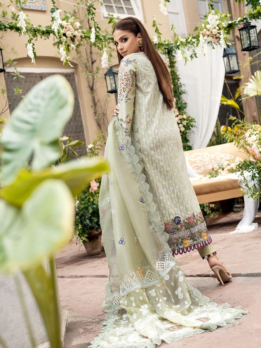 Maryam Hussain Embroidered Lawn Unstitched Suit - SBC