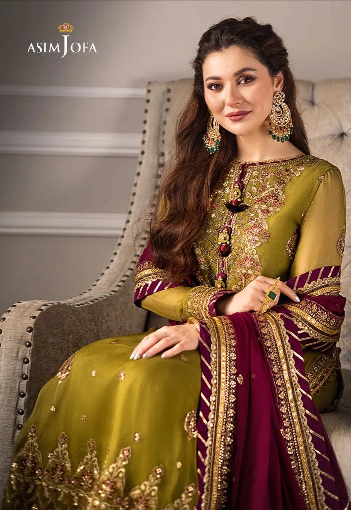 ASIM JOFA-23 EMBROIDERED CHIFFON 3 PC - SFC