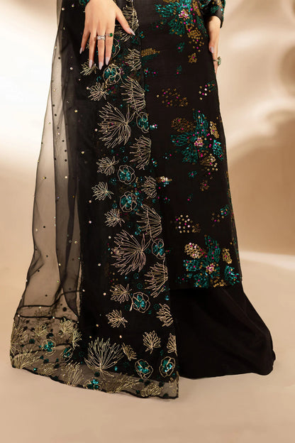 Nureh Unstitched Embellished Suit | TW-02 Golden Stardust | SLC