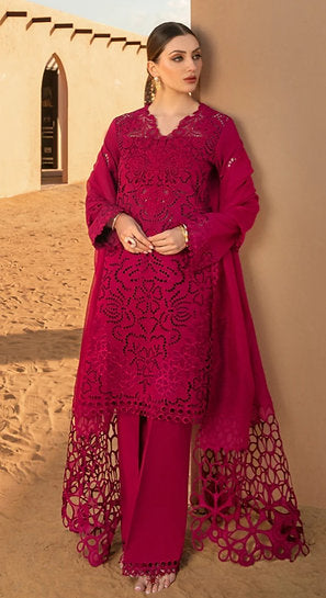 Rang Rasiya Lawn 3Piece Embroidered Suit - SBC