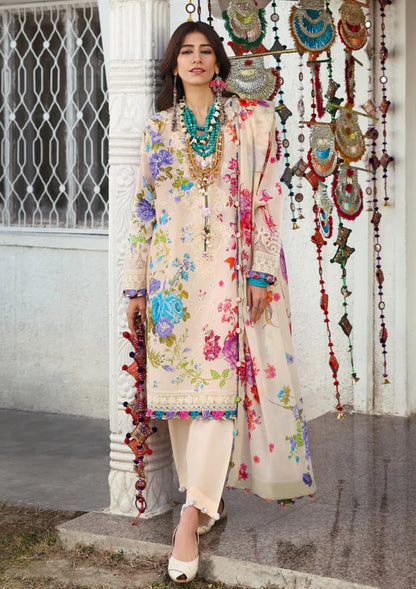 Zaha 3 Piece Unstitched Suit ALYA (ZL25-07 B) | SML