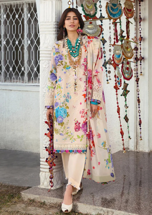 Zaha 3 Piece Unstitched Suit ALYA (ZL25-07 B) | SML