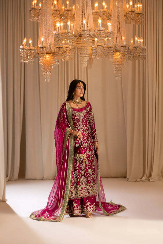 Tabyaa Unstitched Embellished Suit | Tabeer | SLC