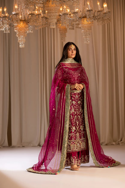 Tabyaa Unstitched Embellished Suit | Tabeer | SLC