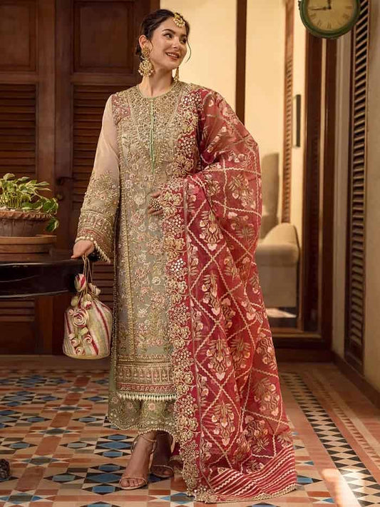 Crimson 3 Piece Unstitched Suit - SFC