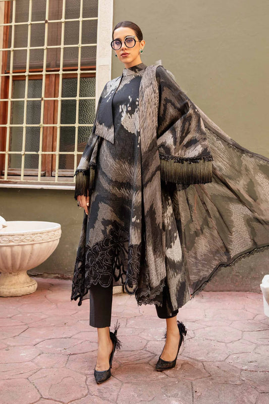 3 Piece Unstitched suit | MPT-2310-A