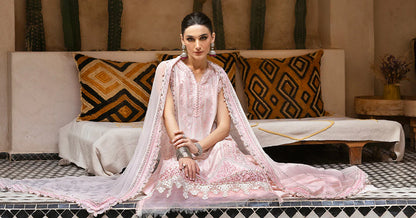 3 Piece Unstitched Embroidered Lawn Suit | D-2511-A | SML