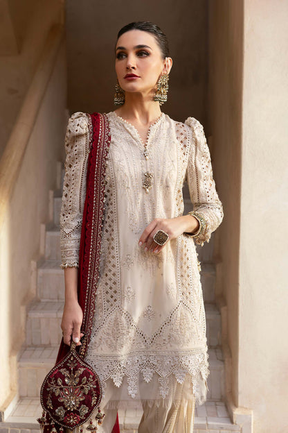 3 Piece Unstitched Embroidered Lawn Suit | D-2511-B | SML