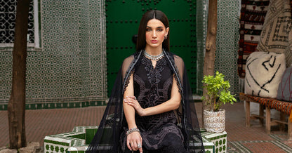 3 Piece Unstitched Embroidered Lawn Suit | D-2512-B | SML
