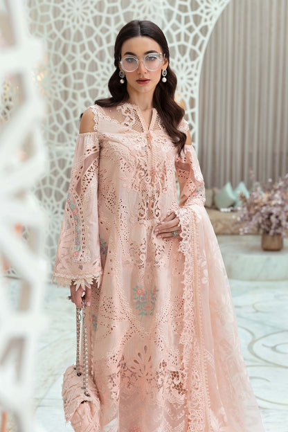 3 Piece Unstitched Embroidered Dobby Lawn Suit | D-2513-A | SML