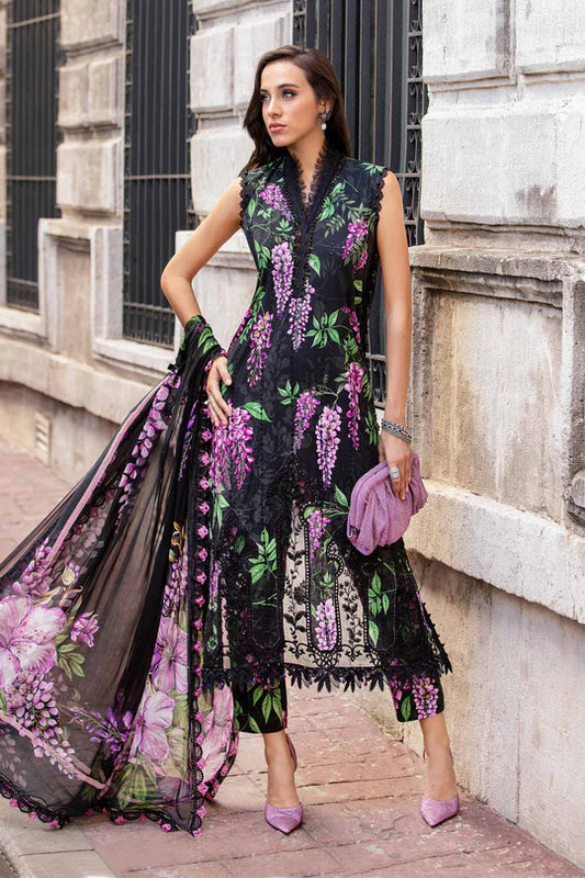 MARIA.B. 3 Piece Unstitched Suit | MPT-2301-B