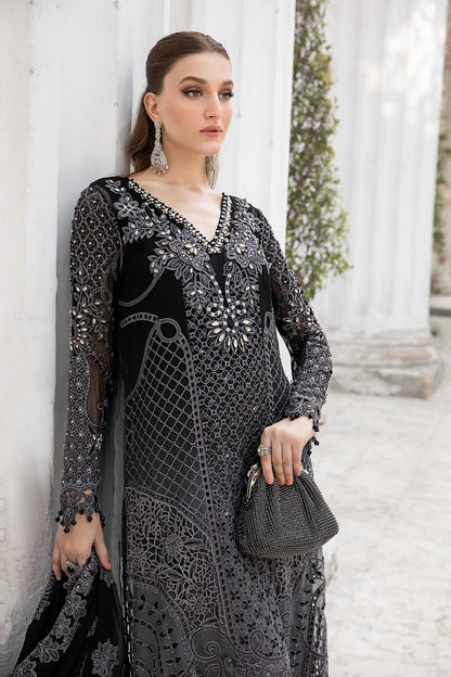 Unstitched Embroidered Chiffon Suit | MPC-24-101 | SLC