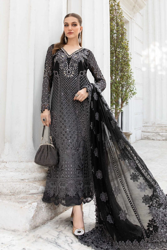 Unstitched Embroidered Chiffon Suit | MPC-24-101 | SLC
