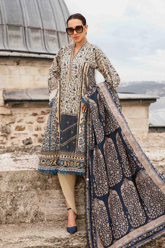 MARIA.B. 3 Piece Unstitched Suit | MPT-2302-A
