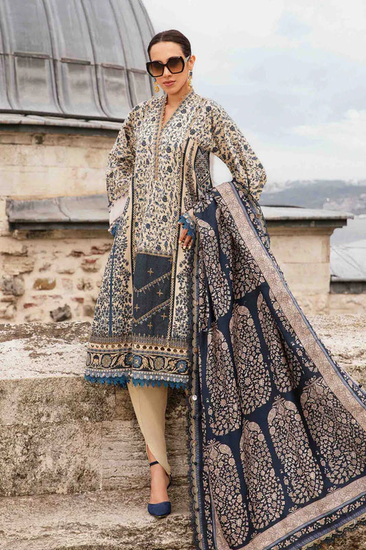 MARIA.B. 3 Piece Unstitched Suit | MPT-2302-A