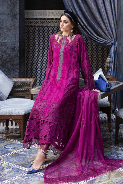 3 Piece Unstitched Embroidered Lawn Suit | D-2502-B | SML