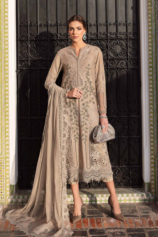3 Piece Unstitched Embroidered Lawn Suit | D-2503-A | SML