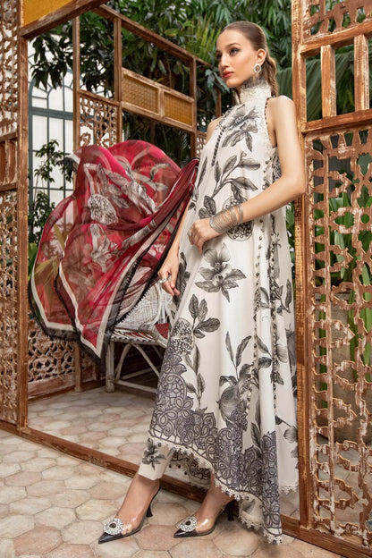 3 Piece Unstitched | MPT-1803-A