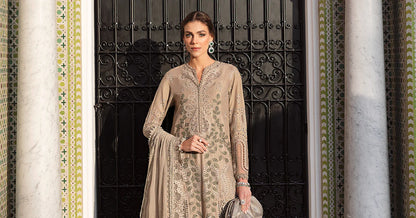 3 Piece Unstitched Embroidered Lawn Suit | D-2503-A | SML