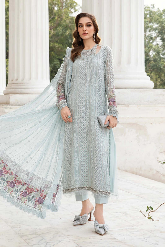 Unstitched Embroidered Chiffon Suit | MPC-24-103 | SLC