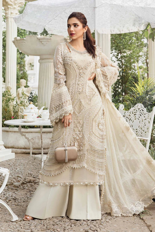 Unstitched Embroidered Chiffon Suit | MPC-24-104 | SLC