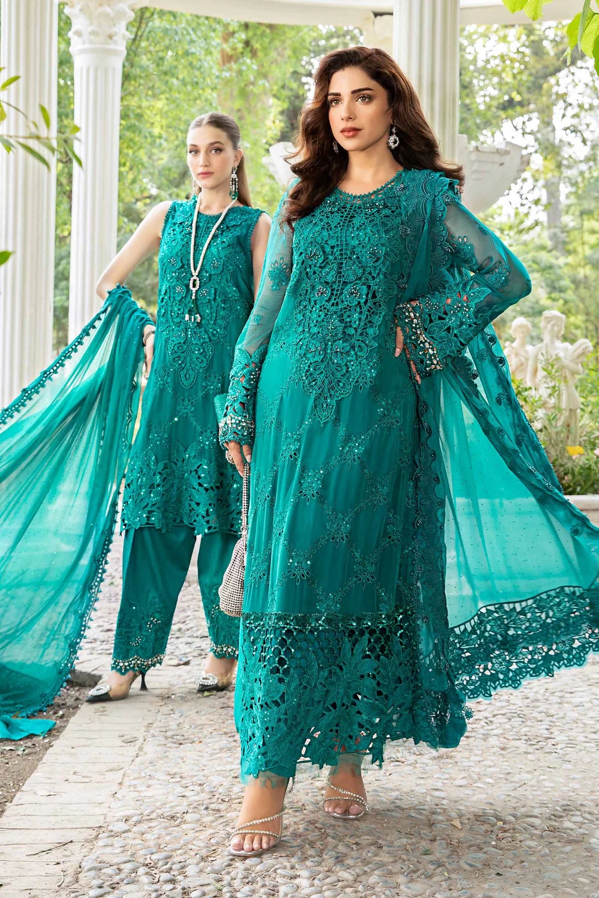 Unstitched Embroidered Chiffon Suit | MPC-24-105 | SLC