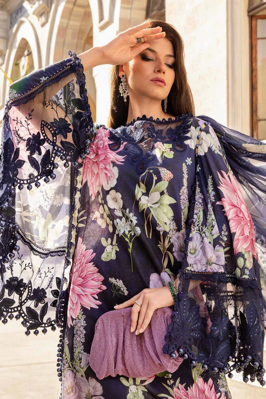 MARIA.B. 3 Piece Unstitched Suit | MPT-2306-B