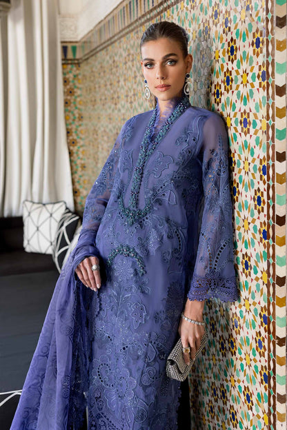 3 Piece Unstitched Embroidered Organza Suit | D-2506-B | SML