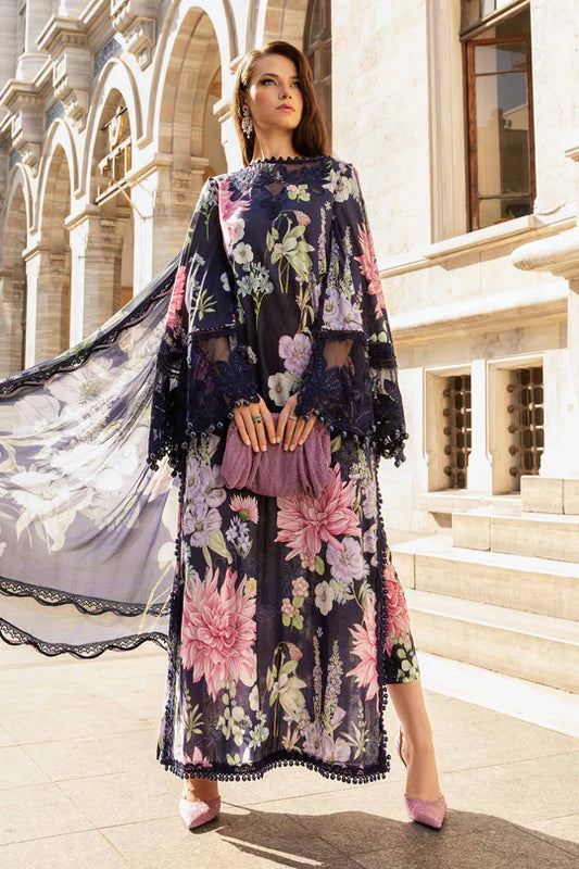 MARIA.B. 3 Piece Unstitched Suit | MPT-2306-B