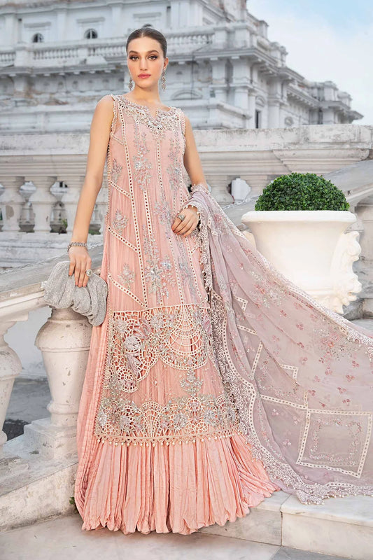 Unstitched Embroidered Chiffon Suit | MPC-24-106 | SLC
