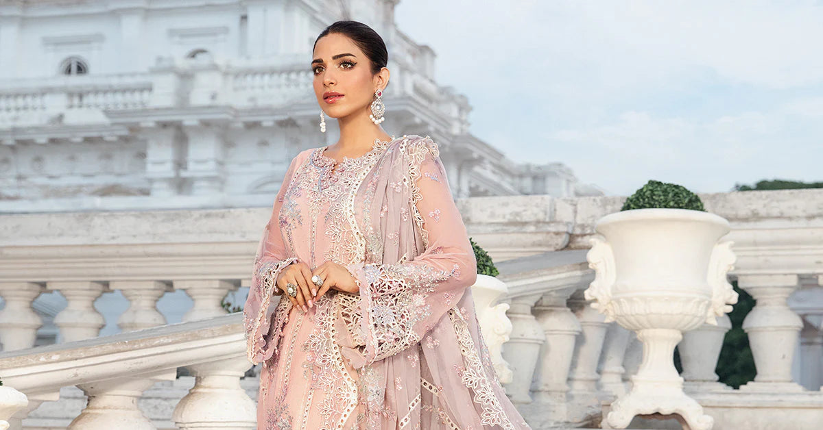 Unstitched Embroidered Chiffon Suit | MPC-24-106 | SLC