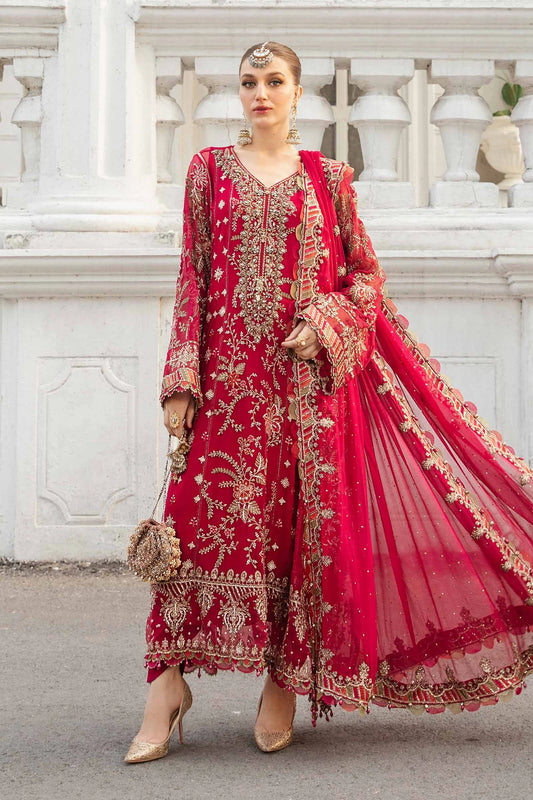 Unstitched Embroidered Chiffon Suit | MPC-24-107 | SLC