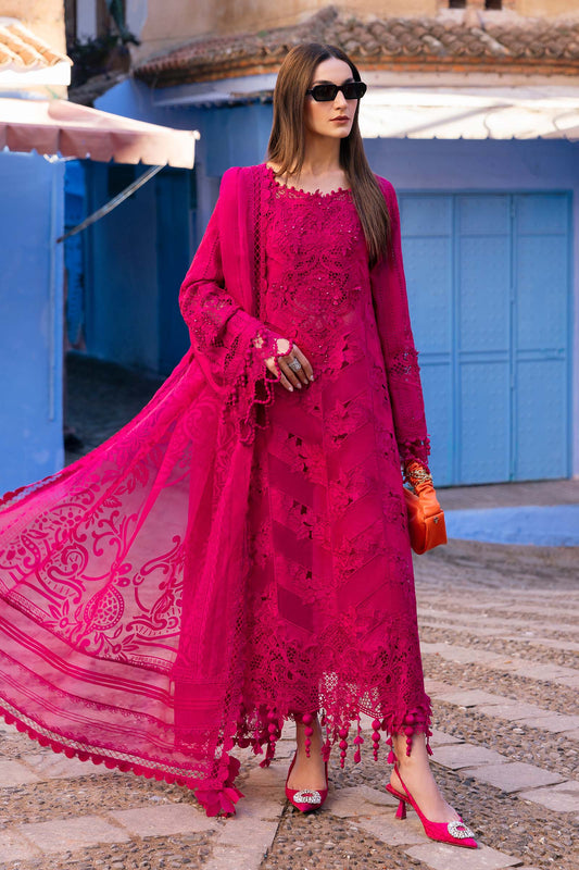 3 Piece Unstitched Embroidered Lawn Suit | D-2508-A | SML